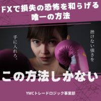 FXで損失の恐怖を和らげる唯一の方法