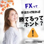 時間と経験は必要？ FXは勝てる手法さえ知れば儲かるんじゃね？