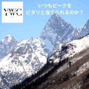 いつもピークをピタリと当てられるのか?