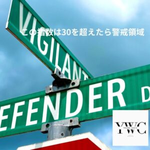 この指数は30を超えたら警戒領域