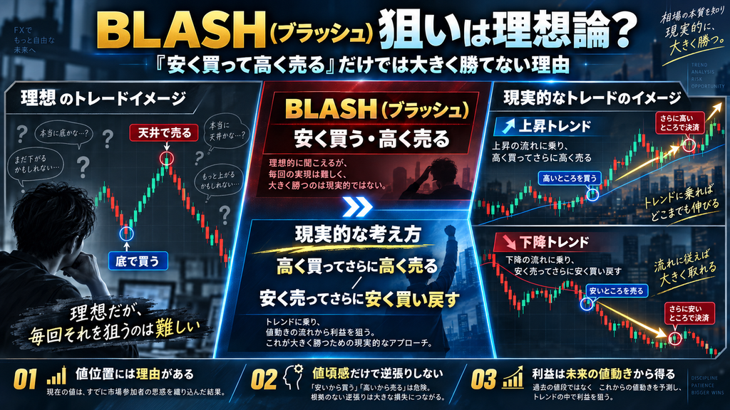 大きく勝つためには「BLASH(ブラッシュ)」が最高の戦略なのか?