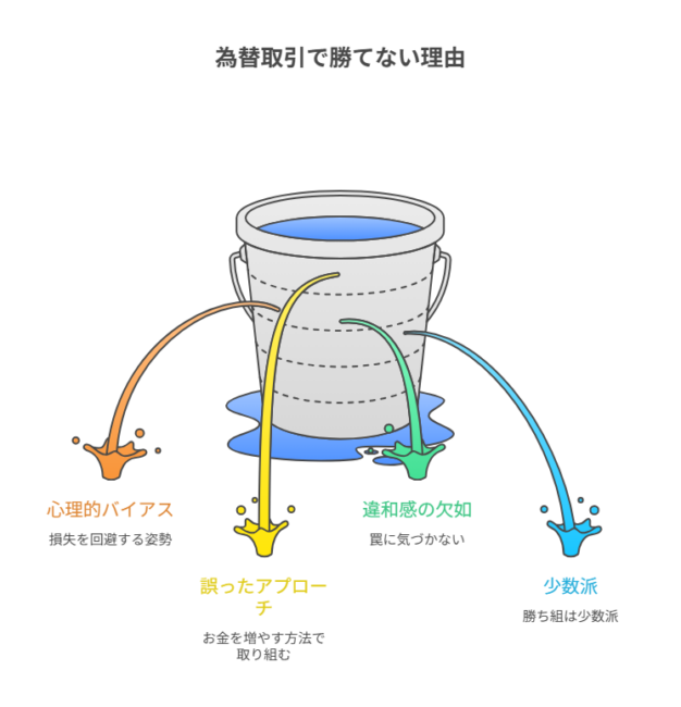 なぜ多くの相場参加者が負けてしまうのでしょうか?