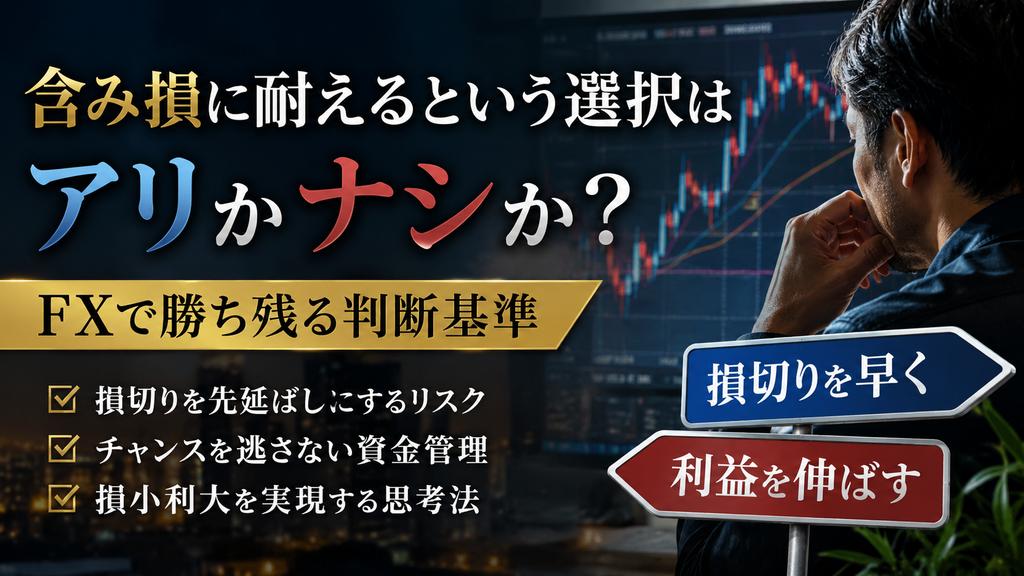 含み損に耐えるという選択はアリかナシか?