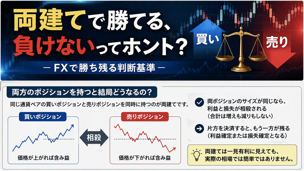 両建てで勝てる、負けないってホント?