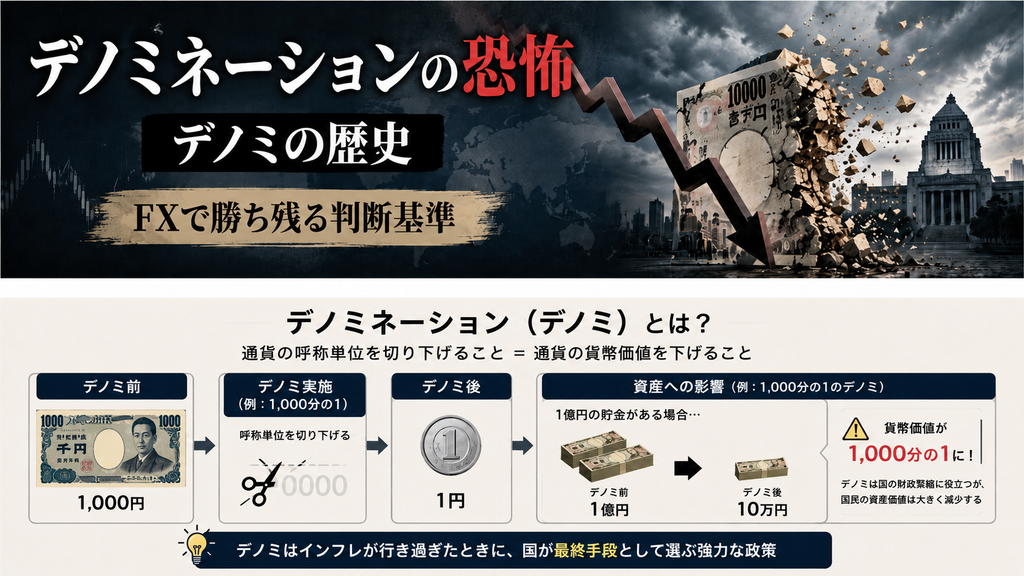 デノミネーションの恐怖|デノミの歴史