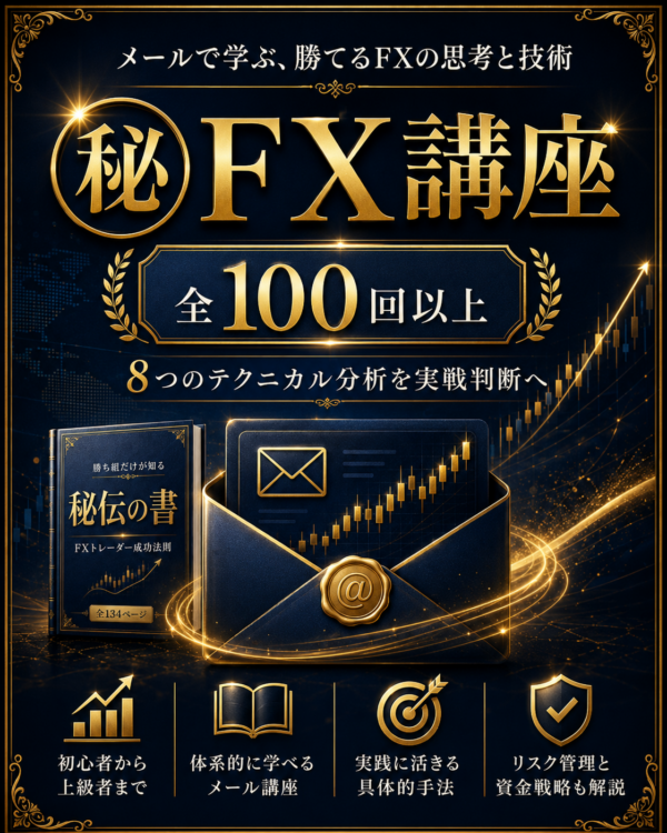 黄金軸トレード理論 無料㊙FX講座 全100回以上